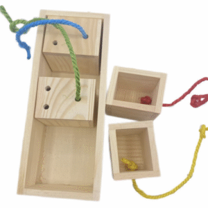 Sosoport Plaything Foraging Parrot for Wooden Pet Bird in Birds Wear-resistant Training Chewing Toy, Sturdy and Enrichment Cages