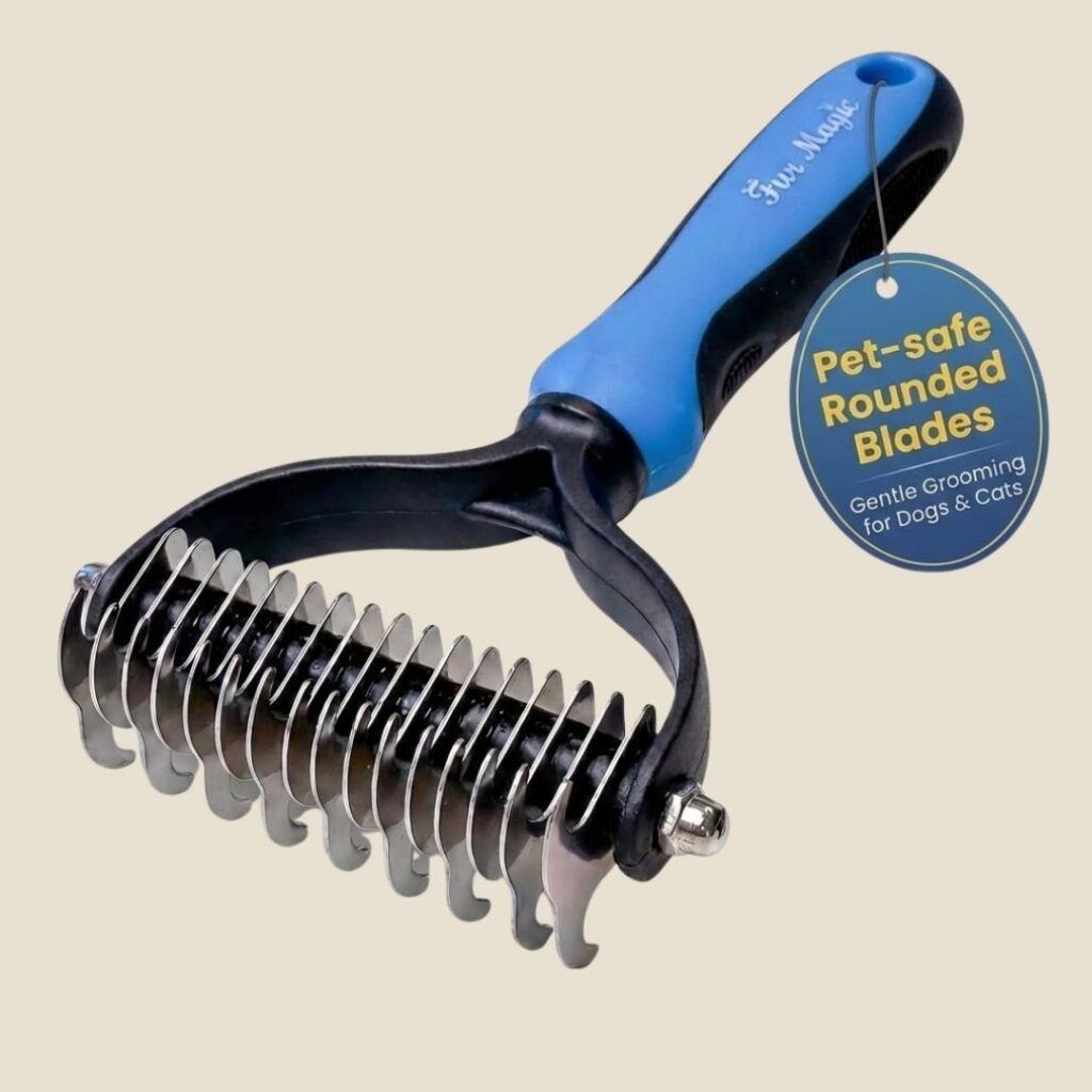 cat grooming brush matted