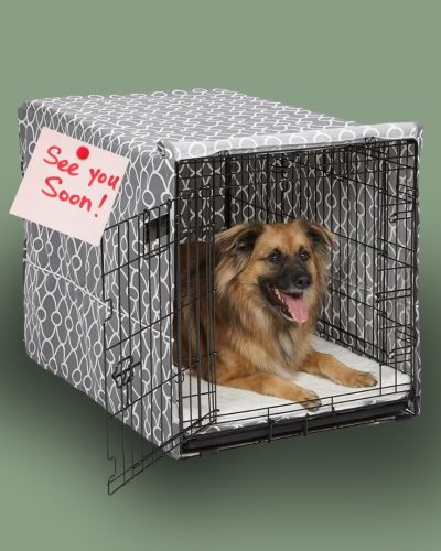 Breathable Crate Cover for Dogs UK- FetchStop